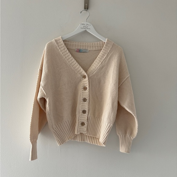 FREE PEOPLE Hailee Ivory Cardigan - Picture 4 of 5